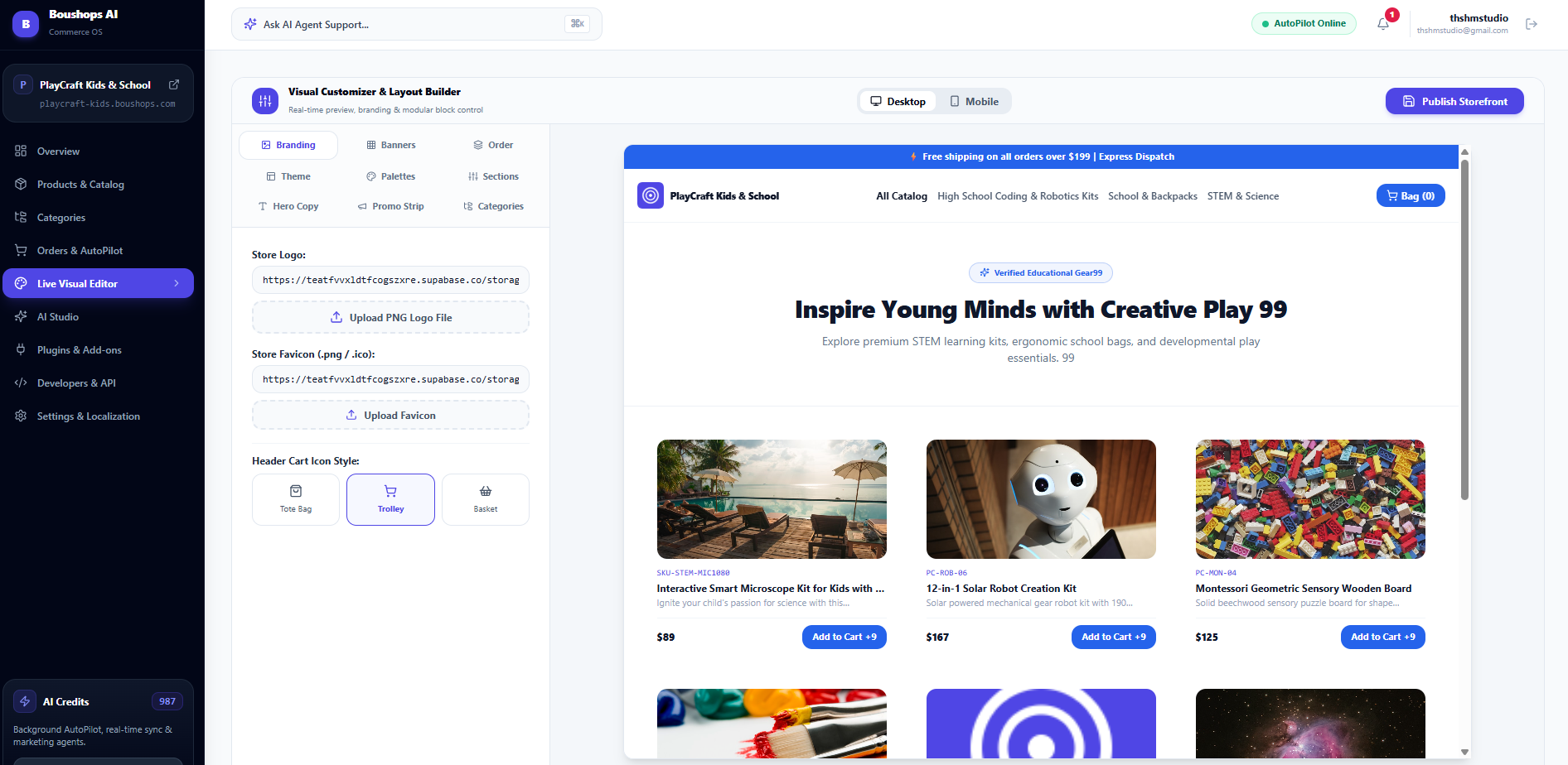 Live Visual Editor